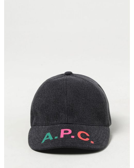 A.P.C. Black Hat for men