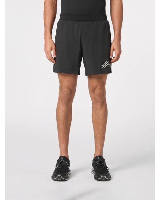 Philipp Plein Black Technical Fabric Shorts for men