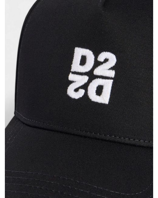 DSquared² Black Hat for men