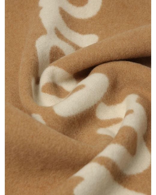 Maison Kitsuné Natural Maison Kitsun&Eacute Scarf for men