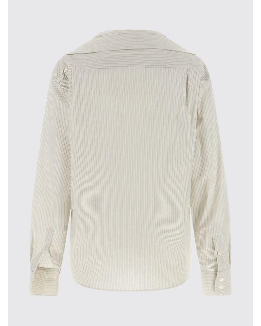 MM6 by Maison Margiela White Cotton Shirt