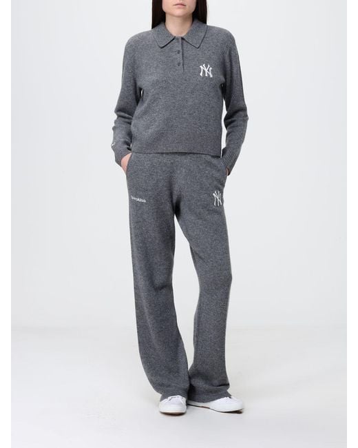 Sporty & Rich Gray Sporty &Amp Rich Knitted Trousers