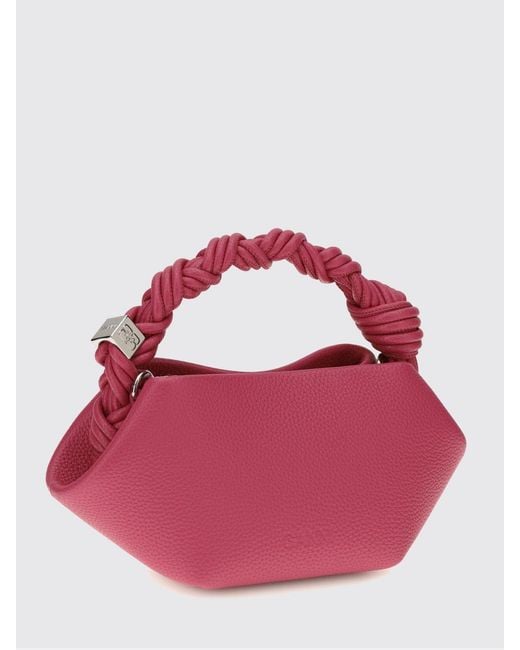 Borsa Mini Bow di Ganni in Pink