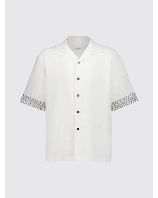 Camicia di Commas in White da Uomo