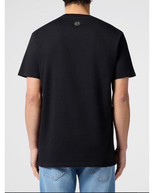 Philipp Plein Black T-Shirt for men