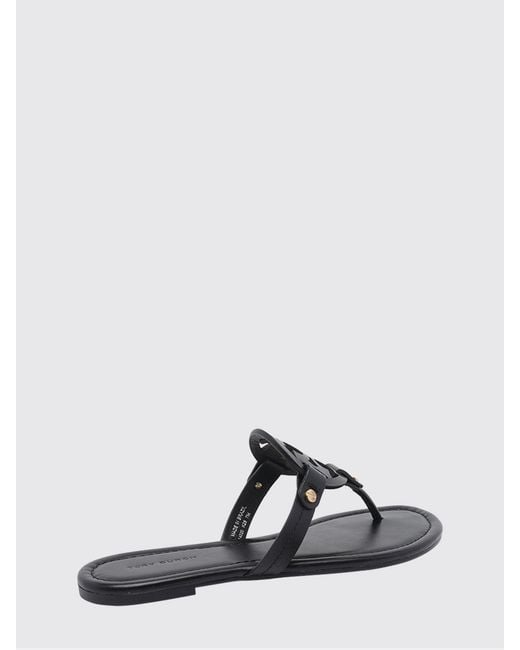 Tory Burch White Miller Leather Sandal