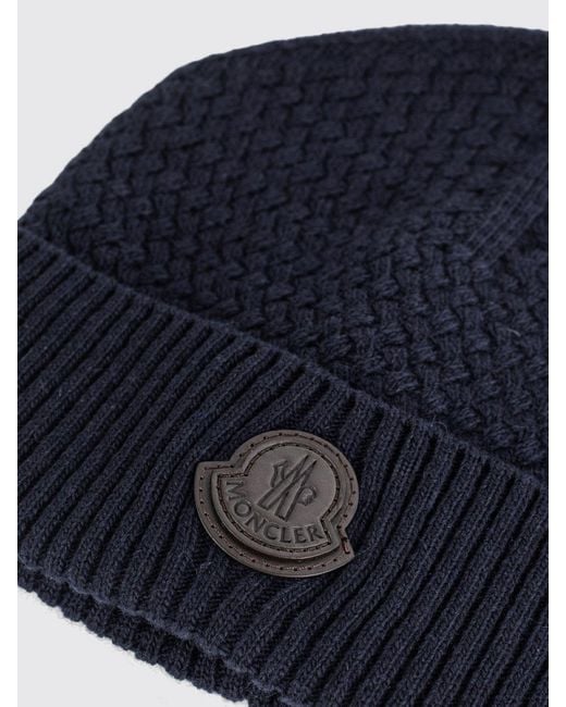 Moncler Blue Hat for men