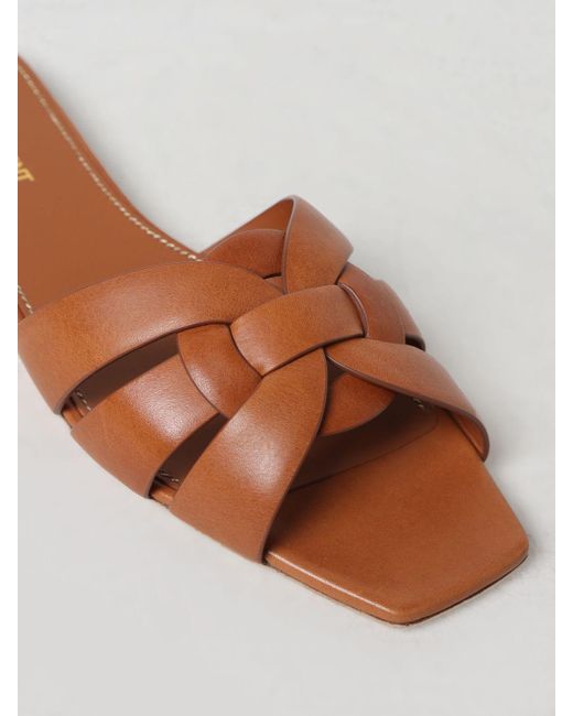 Zapatos Saint Laurent de color Brown