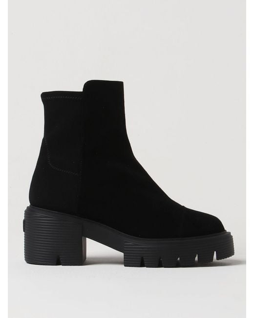 Stuart weitzman flat store ankle boots