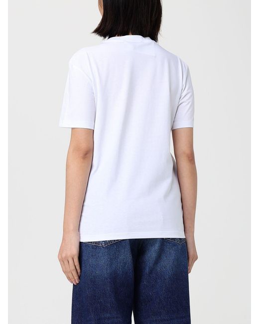 Barbour White Printed Cotton T-Shirt