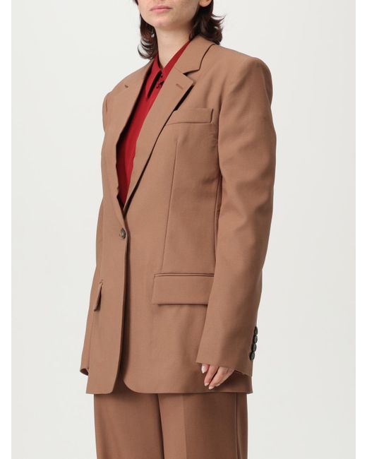 Stella McCartney Brown Single-Button Blazer
