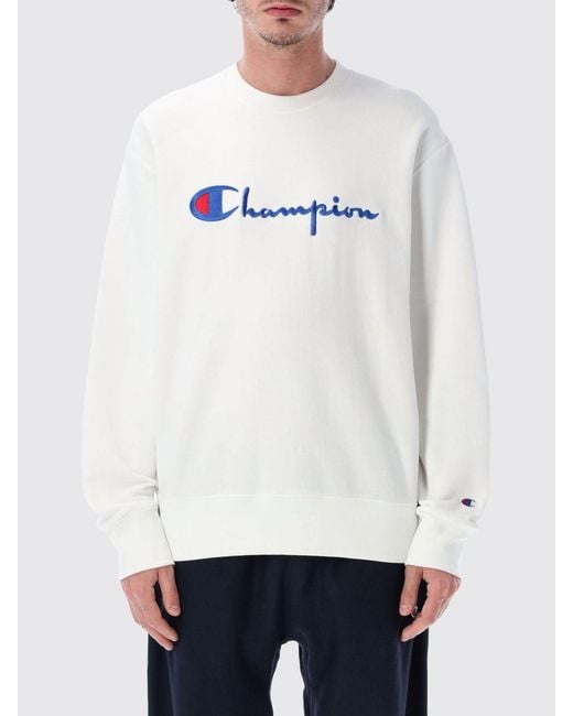 Champion White Sweatshirt for men
