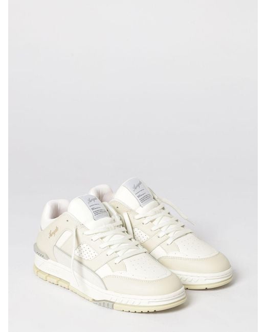 Axel Arigato White Area Lo Leather Sneakers for men