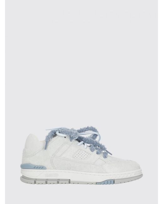 Axel Arigato White Area Lo Label Suede Sneakers for men