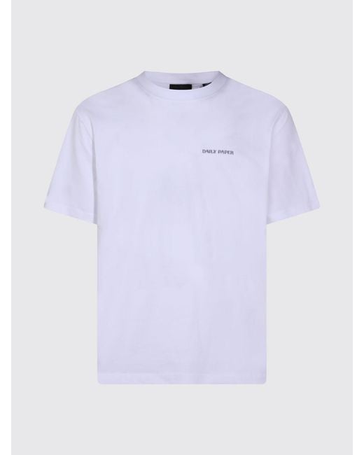Daily Paper White Printed Cotton T-Shirt for men