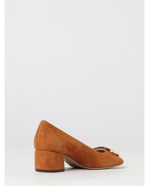 Ferragamo Brown High Heel Shoes