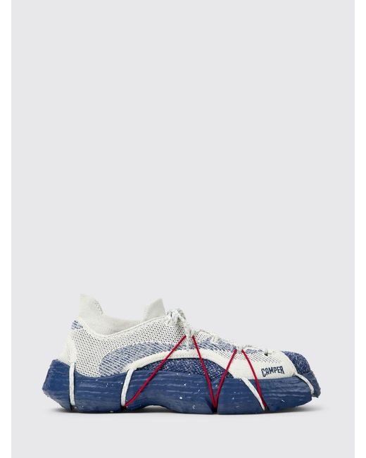 Camper Blue Roku Recycled Polyester Knit Sneakers for men
