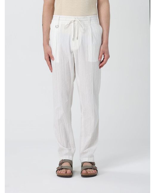 Pantalon Paolo Pecora pour homme en coloris White
