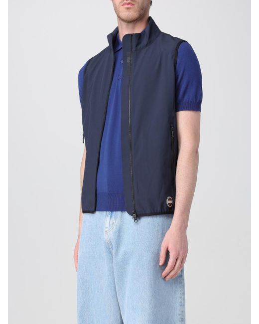 Colmar Blue Nylon Vest for men