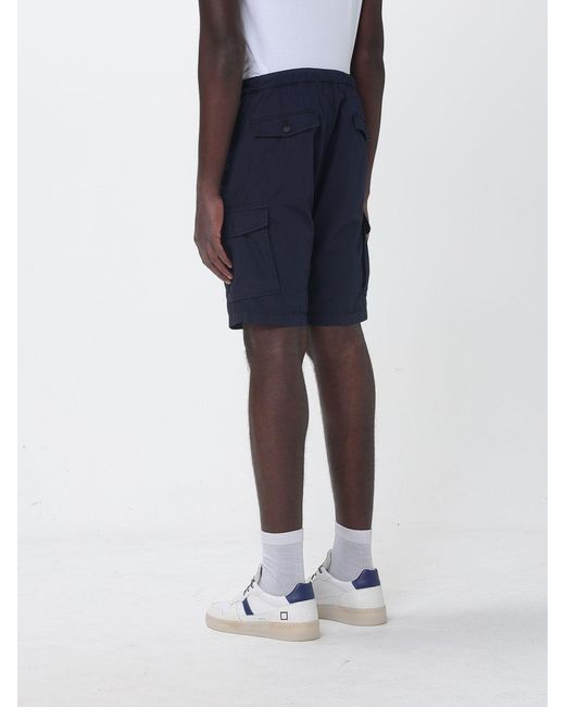 Paul & Shark Blue Paul &Amp Shark Cotton Cargo Shorts for men