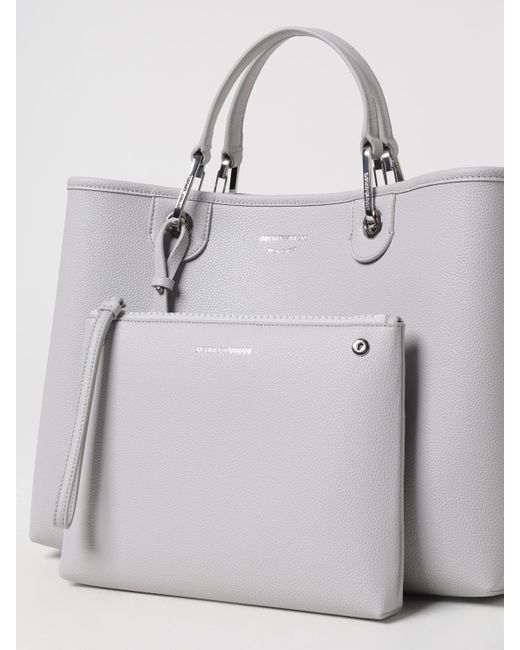 Emporio Armani Gray Schultertasche Damen