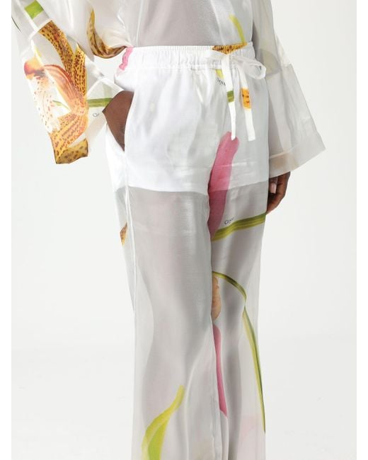 Genny White Trousers