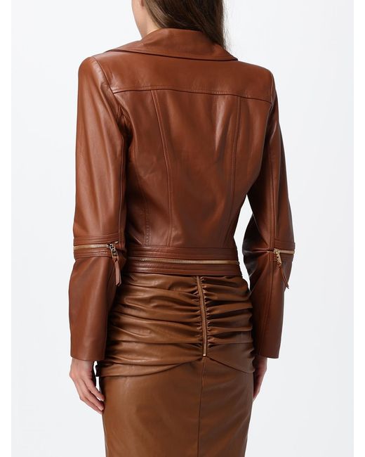 Elisabetta Franchi Brown Jacket