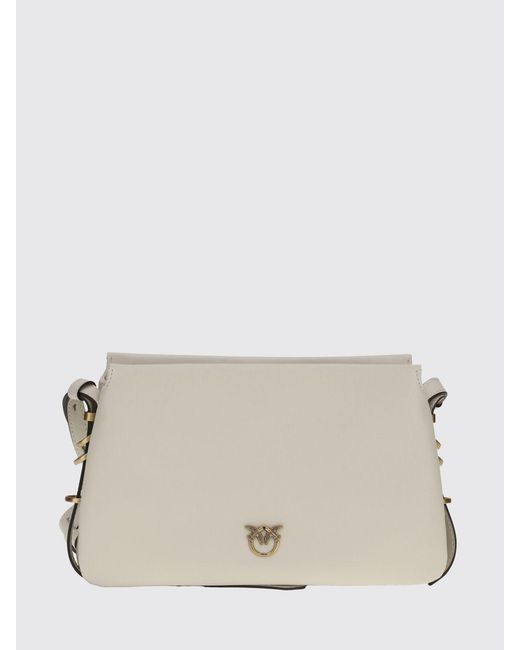 Pinko Natural Mini One, Two, Three Leather Bag