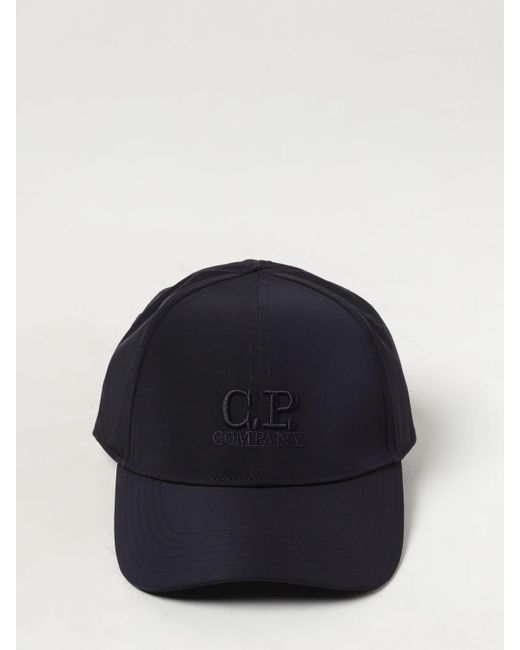 Cappello in twill di C P Company in Blue da Uomo