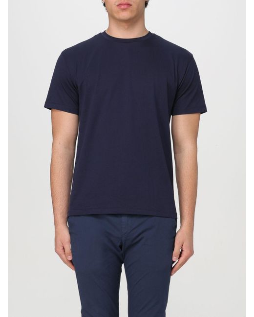 T-shirt Roberto Collina pour homme en coloris Blue