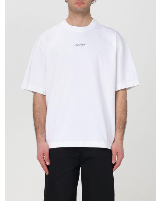 T-shirt con logo di Axel Arigato in White da Uomo