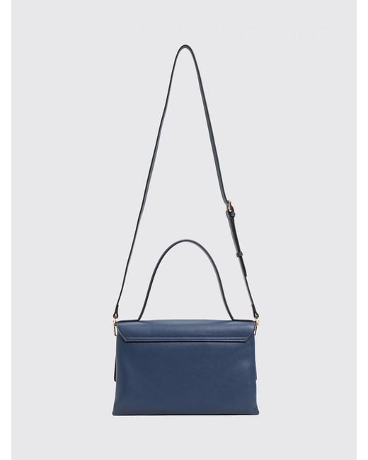 Twinset Blue Synthetic Leather Bag