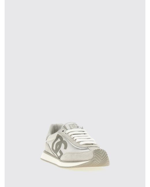 Dolce & Gabbana White Dolce &Amp Gabbana Dg Cushion Low Top Sneakers for men