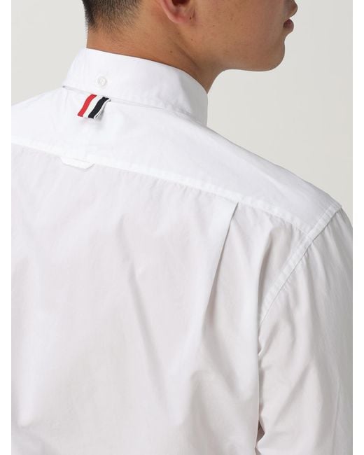 Thom Browne White Cotton Shirt for men