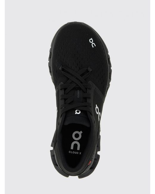 On Shoes Black Cloud X 4 On Sneakers