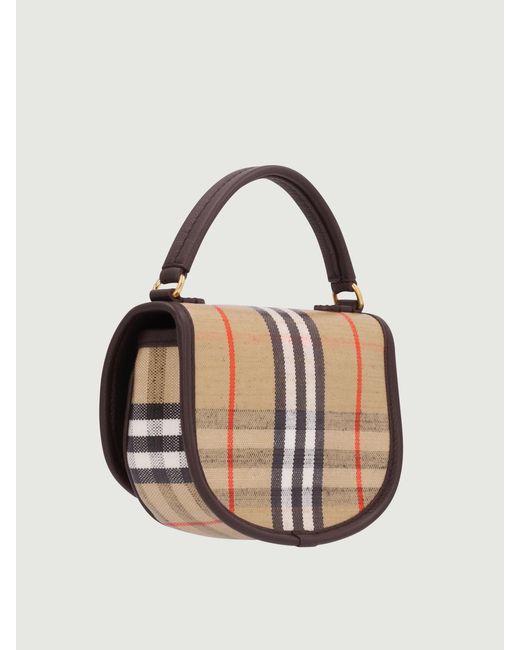 Burberry White Highlands Mini Bag