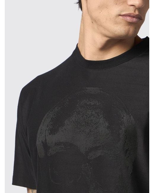 Philipp Plein Black T-Shirt for men