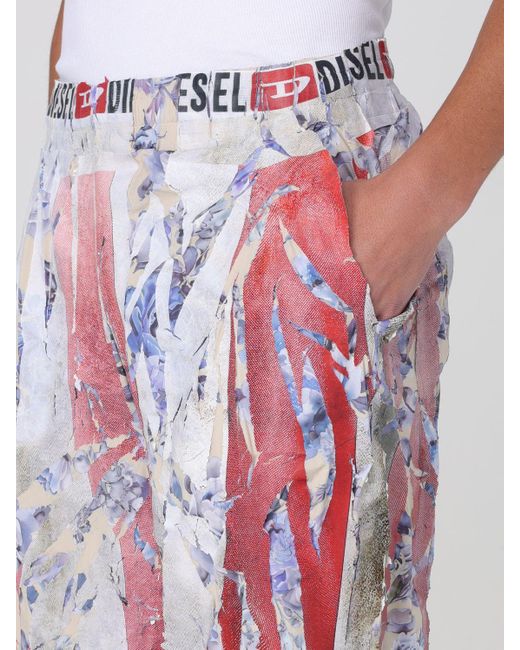 Pantaloncino di DIESEL in White da Uomo