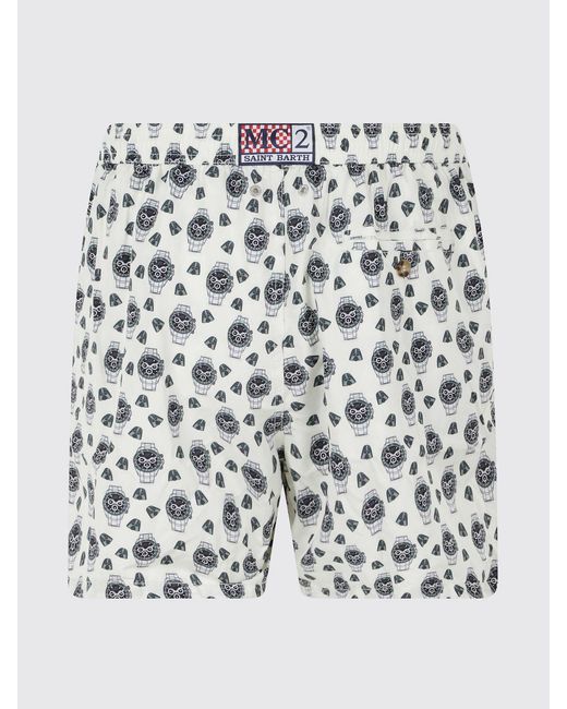 Mc2 Saint Barth Multicolor Printed Boxer Swim Trunks for men