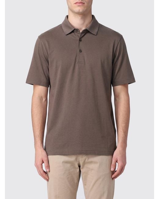 Herno Gray Polo Shirt for men