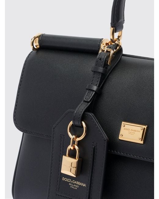 Dolce & Gabbana Black Dolce &Amp Gabbana My Sicily Plongé Leather Bag