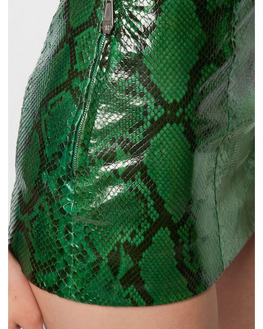 Philipp Plein Green Skirt