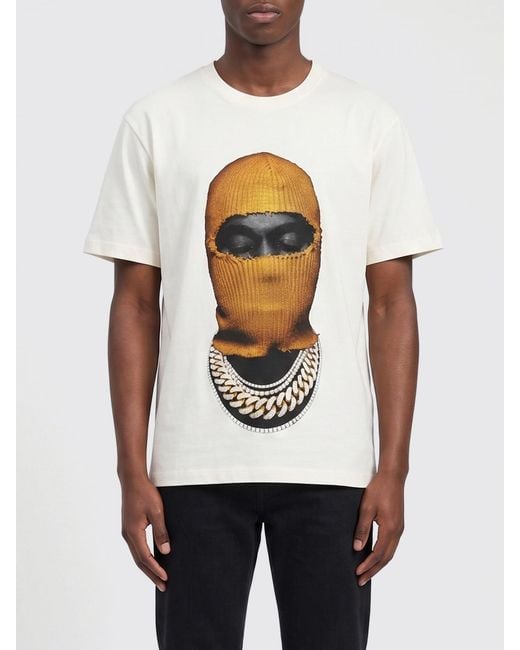 Ih Nom Uh Nit White Printed Cotton T-Shirt for men