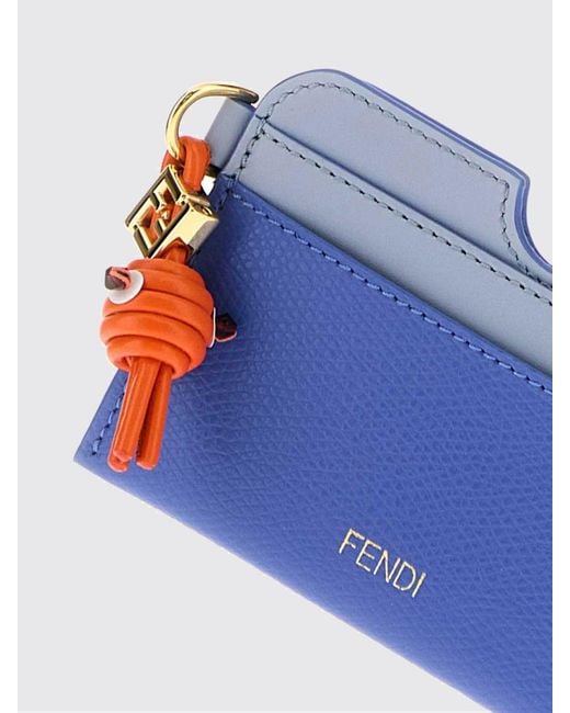 Fendi Blue Wallet