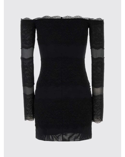 Blumarine Black Lace Mini Dress
