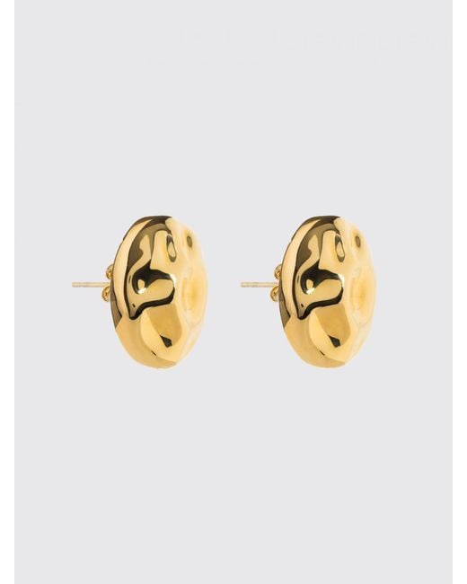 FEDERICA TOSI Metallic Rock 18Kt Plated Bronze Earrings
