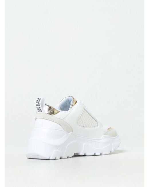 Versace White Speedtrack Sneakers