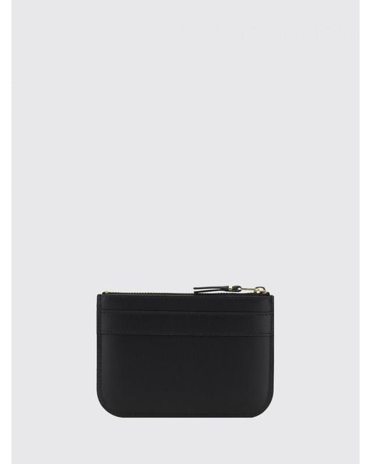 Comme des Garçons White Comme Des GarÇ Ons Leather Wallet With Bow for men