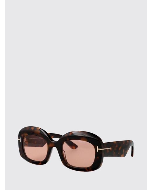 Tom Ford Brown Ft1219 Carmen Acetate Sunglasses