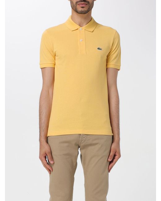 Lacoste Yellow Polo Shirt for men